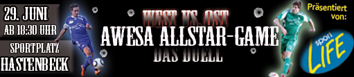 AWesA Allstargame 2012 Kreisauswahl Hameln-Pyrmont Duell Ost vs West