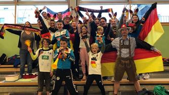Männliche D Jugend JSG Weserbergland bei der Mini-WM als Deutschland