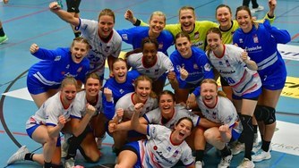 HSG Blomberg Lippe Handball Bundesliga Frauen Jubel AWesA