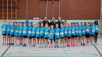 JSG Weserbergland E Jugend weiblich Teamfoto 2023 24