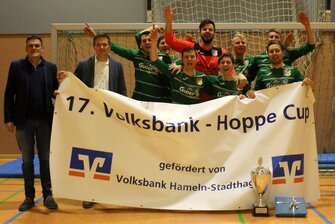 TSV Barsinghausen Siegerfoto Volksbank-Hoppe-Cup 2016