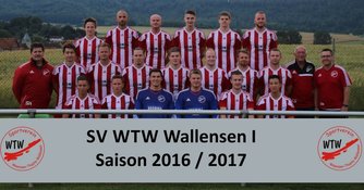 WTW Wallensen Mannschaftsfoto 2016 /17