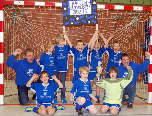 HKM-Sieger 2013 Deister Suentel United F-Junioren