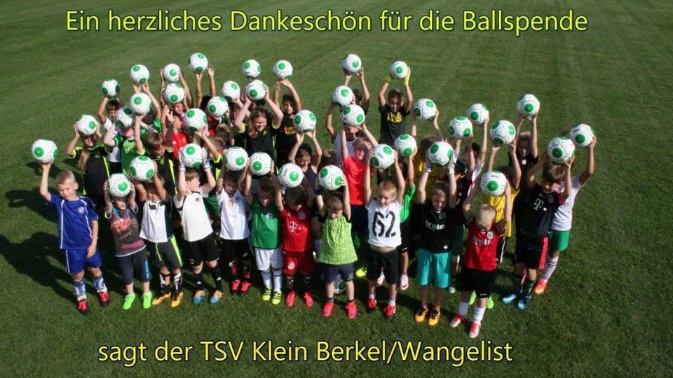 AWesA Ballspende TSV Klein Berkel Jugend Fussball Hameln Pyrmont