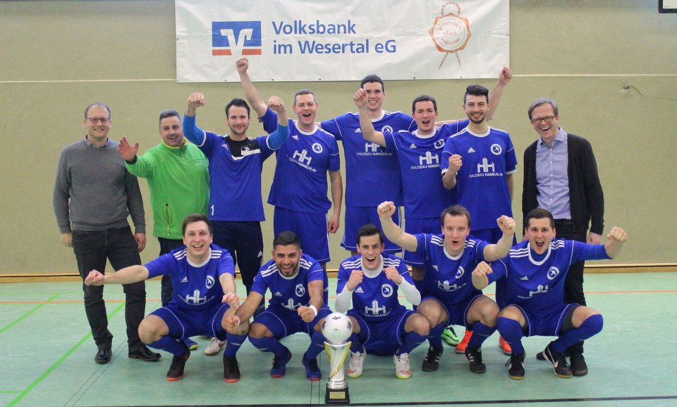 HSC BW Tuendern Volksbank im Wesertal Cup Sieger Fussball Halle AWesA