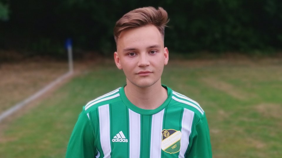 Jannis-Luca Haenel SV Germania Beber Rohrsen Fussball Kreisklasse Kopfbild