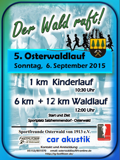 Osterwaldlauf 2015 Fatflitzer Plakat AWesA
