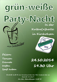 Gruen-Weisse Party-Nacht 2014 TSG Emmerthal AWesA
