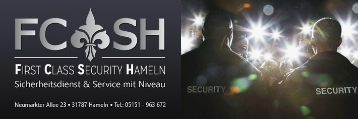 First Class Security Hameln FCSH Oliver Robertson AWesA 3