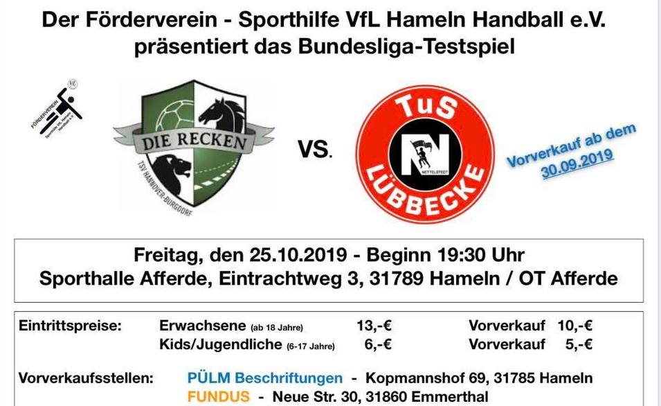 Die „Recken“ kommen: Bundesliga-Handball in Hameln!