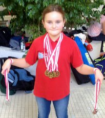 Alena Gemici Bezirks-Kurzbahnmeisterschaften 2015 AWesA