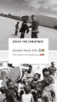 Amos Johannes Charity-Aktion Socks for Christmas