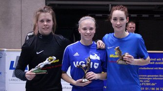 Supercup Auszeichnungen Hanna Kleindiek, Franziska Ippensen, Kim Schlösser