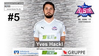 Yves Hackl Spielervorstellung AWesA Allstar-Game 2017