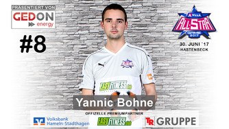 Yannic Bohne Spielervorstellung AWesA Allstar-Game 2017