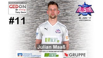 Julian maass Spielervorstellung AWesA Allstar-Game 2017