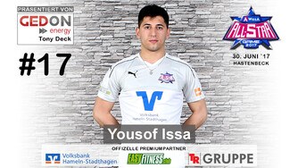 Yousof Issa Spielervorstellung AWesA Allstar-Game 2017