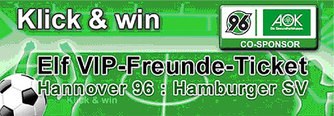 AOK Hameln VIP Tickets Hannover 96 Hamburger SV AWesA