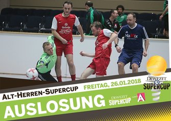 Auslosung Altherren Supercup Fussball Halle Dewezet Hameln AWesA