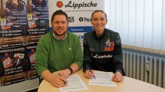 Torben Kietsch Silje Brøns Petersen HSG Blomberg Lippe Bundesliga Handball Damen