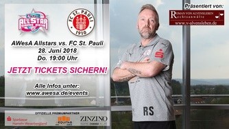 Rolf Schuenemann AWesA Allstars Allstar-Game St Pauli Fussball Hameln Pyrmont