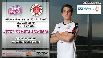 Niklas Kaehler AWesA Allstars Allstar-Game St Pauli Fussball Hameln Pyrmont