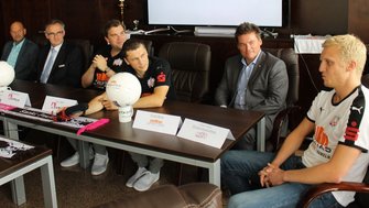 Premium Partner AWesA Allstar Game Pressekonferenz Hameln Fussball St Pauli