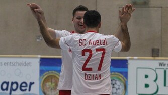 SC Auetal Jubel nach Supercup-Qualifikation