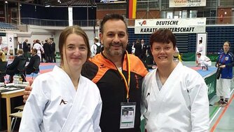 Jana Ćuvrk Ines Wollert Andreas Di Leva Karate Deutsche Meisterschaften AWesA