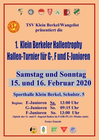 Plakat Klein Berkel Hallentrophy