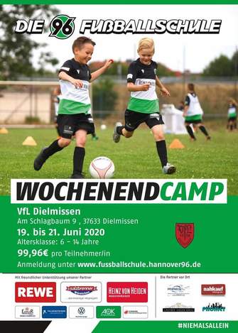 Hannover 96 Fussballschule beim VfL Dielmissen Flyer