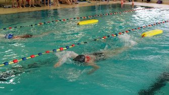 DLRG Coppenbruegge U13 Teamwettkampf Rettungsschwimmen Schwimmen AWesA