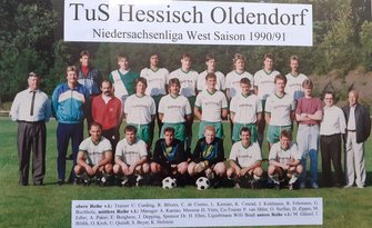 TuS Hessisch Oldendorf Mannschaftsfoto 1990/91 