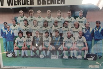 SV Werder Bremen Mannschsftsfoto 8990 Christoph Hanses