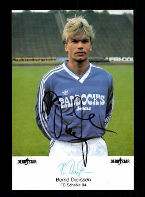 Bernd Dierßen Schalke Autogrammkarte 85/86