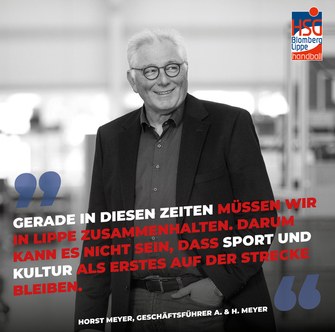 Horst Meyer Sponsor HSG Blomberg Lippe