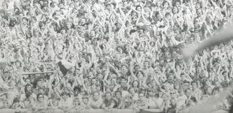 Tausende von Chemie Fans in der Oberliga 1983 1984 Frank Illge
