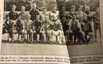 Preußen Hameln 07 im Sommer 1997 - Siggi Motzner, der letzte der einstigen Helden ...