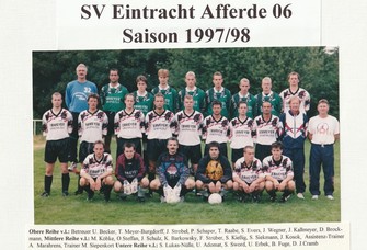 SV Eintracht Afferde 06 Saison 1997 1998