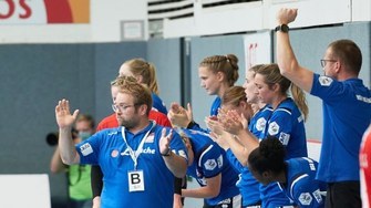 Steffen Birkner Handball Bundesliga Frauen Trainer HSG Blomberg Lippe