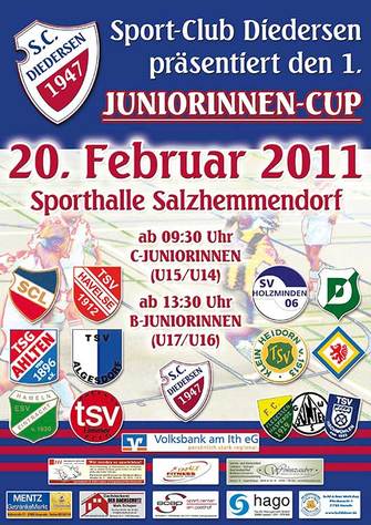 Juniorinnen-Cup 2011 der SG Diedersen Plakat