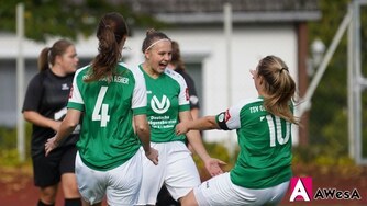 TSV Germania Reher Jubelfoto Kreisliga Frauen