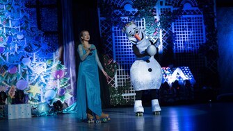 Elsa & Olaf RESC Märchenlauf Rollkunstlauf