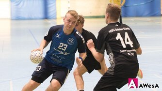 Paul Kolbe VfL Hameln II Landesliga Handball Actionfoto