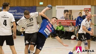 Andreas Goedecke Luca Willmer VfL Hameln TV Stadtoldendorf Oberliga Handball Derby