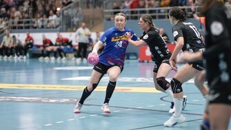 HSG Blomberg-Lippe Bundesliga Frauen Handball Actionfoto