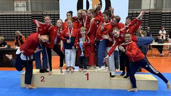 Redfire Kampfsport Team Taekwondo Danish Open Gruppenfoto