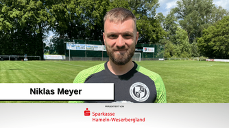 Niklas Meyer BW Salzhemmendorf Sportler der Woche Fussball Bezirksliga Hannover
