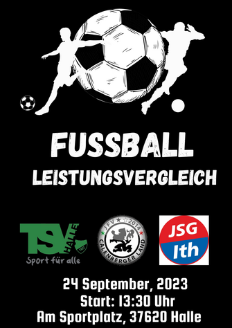 TSV Halle Leistungsvergleich Plakat