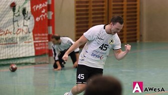Andre Juergensmeier HSG Deister SUentel Handball Landesliga Jubel